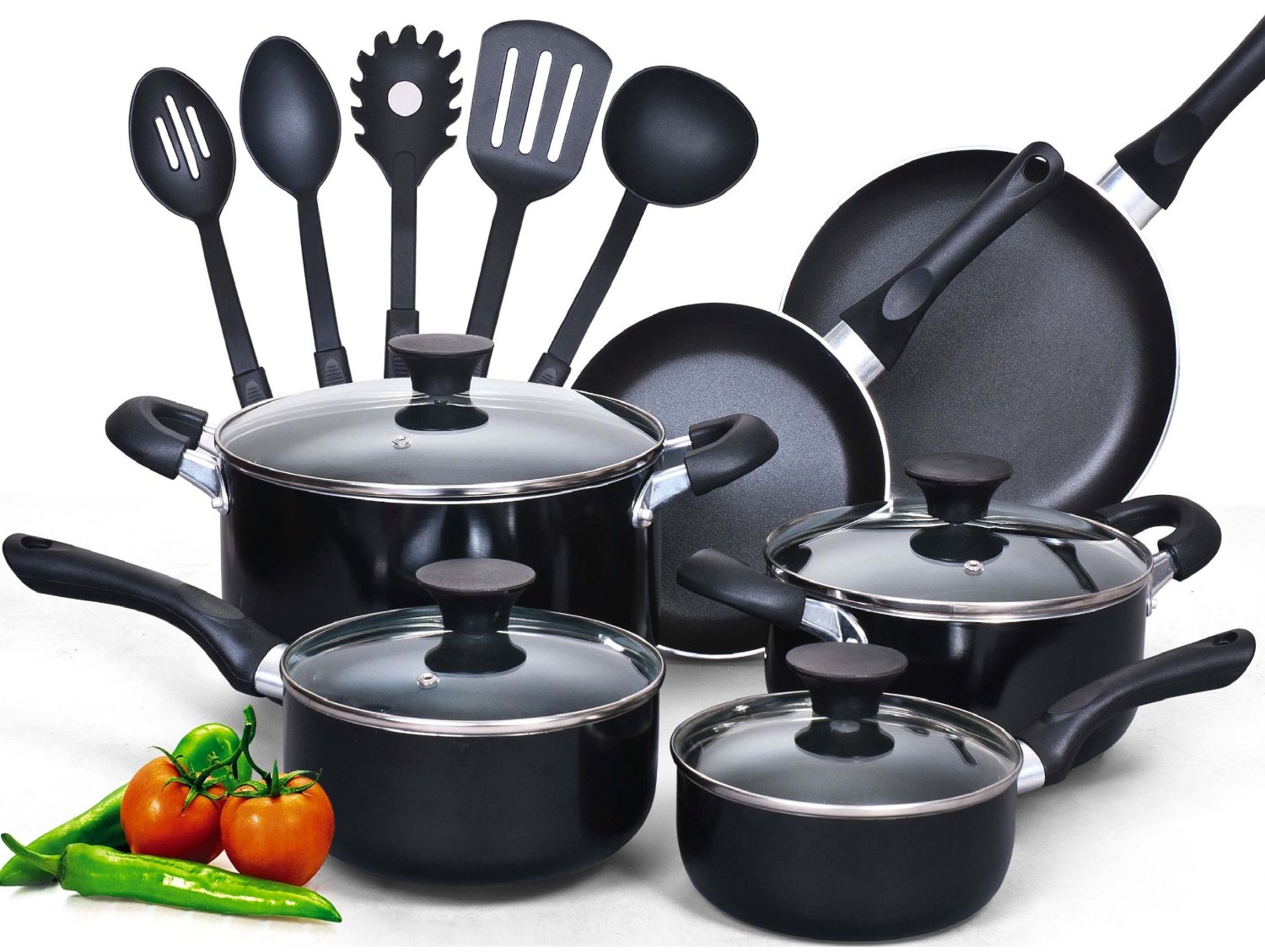 stainless steel pots and pans set amazon