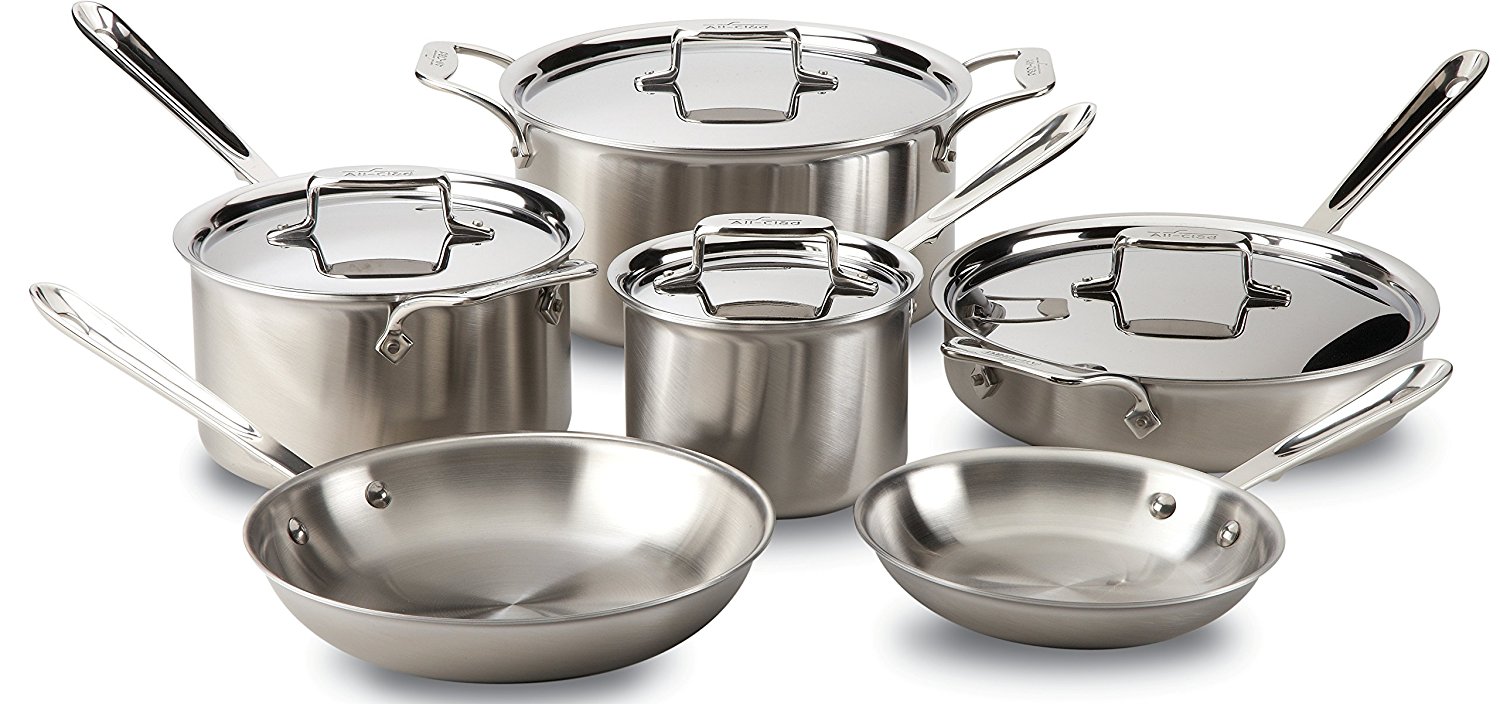 All Clad Tri-Ply Vs D5 Review : 18\/10 Stainless Steel Cookware